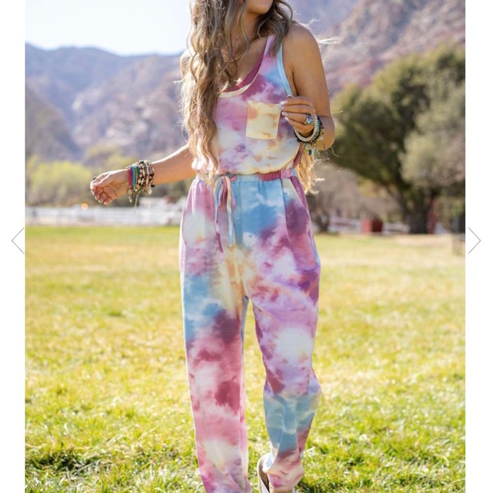 Tie dye jumpsuit